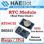 [HAEBOT] RTC Clock DS3231 AT24C32 i2c Battery Arduino Module Real Time Clock Module Mini Clock Micro