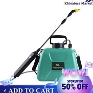【Chinatera】5L USB แบบชาร์จไฟได้พ่นพ่นยา Telescopic Wand Potable Potable Atomization Sprayer USB แบบช