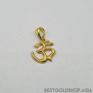 22k / 916 Gold Om Pendant