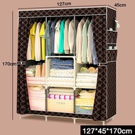 [ส่งในวันเดียวกัน] ตู้เสื้อผ้า 70/90/118CM ราคาถูก จุได้มาก+มีซิป