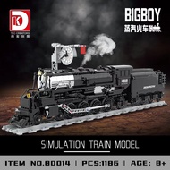 Big Boy Simulation Train Model 80014(1186 pcs) Trains Model Building Blocks Toys Gifts