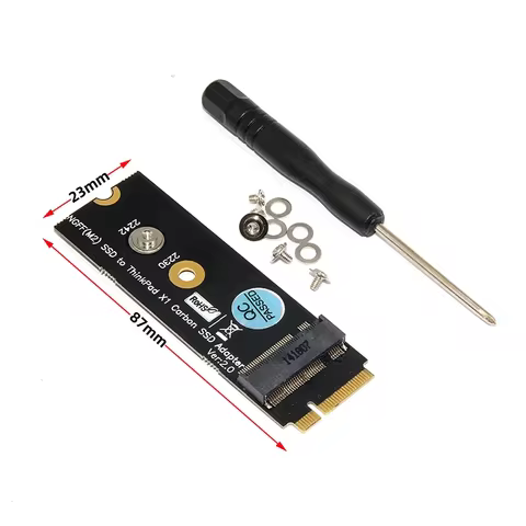 M.2 NGFF SATA-Bus KEY B SSD HDD Adapter Raiser 20 + 6 Pin SSD Converter Card for Lenovo Thinkpad X1 