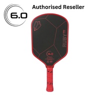 ไม้พาย Pickleball SIX ZERO 6.0 14 มม. RUBY PRO - ออกแบบด้วยเทคโนโลยีและวัสดุล้ำสมัย ไม้พายนี้ออกแบบม