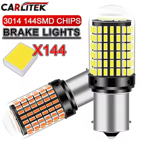 2pcs High Power Car Light LED P21W 1156 PY21W 1157 P21/5W 7443 T25 3157 6060 SMD Canbus Vehicle Fron