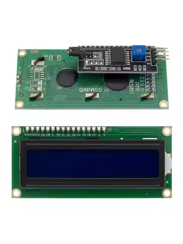 LCD1602 I2C Display Module Blue Green Screen 5V PCF8574 IIC Adapter Llate for Arduino