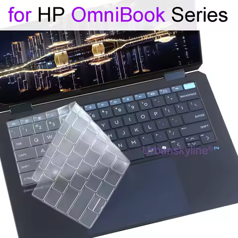 Keyboard Cover for HP Omnibook 7 5 3 X 13 14 15 16 17 Ultra Flip AI he fh fd fp az fb bf dc ha Silic