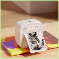 Mini Printer Bluetooth Thermal Printer Photo Label Sticker Paper Portable Waybill Printer for Student Home Official yamysesg