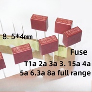 392 Square Fuse 250V Fuse Slow Break T 1A 2A 3.15A 4A 5A 6.3A 8.5 * 4mm