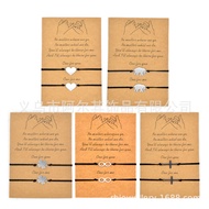 gelang gelang couple hitam Cross Couple Bracelet Adjustable