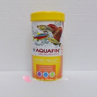 AquaFin Natural Fish Food 9 Micro Pellet 500ml (Dedak Guppy, Tetra, Baby Fish)