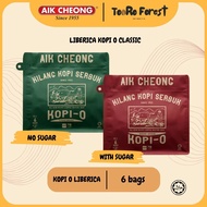 Aik Cheong Liberica Kopi O Bag Kosong - 12g x 6s |Sugar Added - 18g x 6s halal Tooro Forest