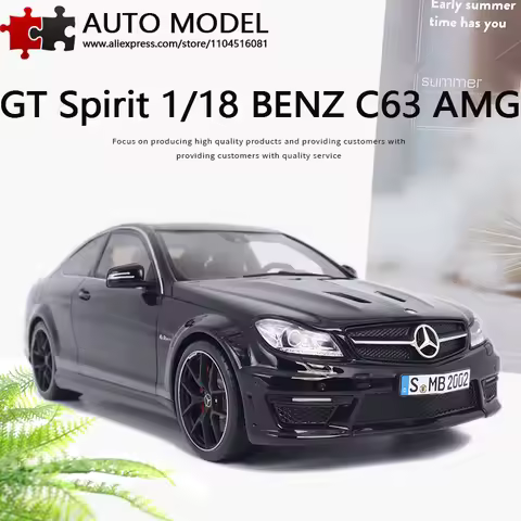 Mercedes Benz Amg C63 W204 Edition 507 Adult Toys Gt Spirit 1:18 Static Simulation Resin Car Model V