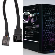 SUP 4 Pin Fan Extension Power Cable Connector Case 4Pin Male to Female for PC