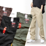 DICKIES 874 ORIGINAL FIT Stiff Board Work Pants Trousers Wide Version Straight Printing DOT Gatherin