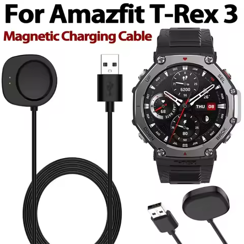 Smart Watch Charger For Huami Amazfit T-rex 3 Pro /Balance 2 Cheetah 2 Ultra T-Rex Ultra2 Smart Watc