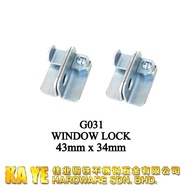 2 PAIR METAL WINDOW LOCK G031
