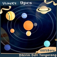 1 Set Solar System Planet Balls Contains 9 Teaching Aids to Recognize Planets