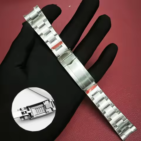 Solid stainless teel watchband For Rolex Daytona Oyster 21mm 20mm Perpetual Submariner for Seiko NH3