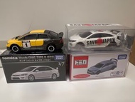 Tomica Honda Civic Type R (FD2) 模型車，四架