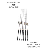 G-TECH POISON BAIT FISHING RODS
