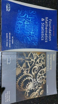 【罕見】 【Foundation Engineering Mathematics & Statistics(如相) 】＾ ＾(90%new) 少量鉛筆字及無摺頁，適合作 ib 7, 45滿分Mathe