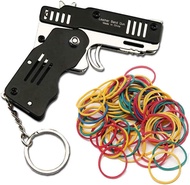 Rubber Band Gun Mini Dongdong Shot Gun with Interesting Toys for Kids with Rubber Band