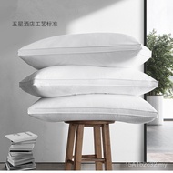 Sepasang isi bantal dengan sarung bantal, bantal tunggal gaya hotel untuk lelaki, kegunaan rumah, ba