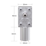 4632-370DC Brushed Reduction Motor Self-locking Miniature Carbon Brush Motor Worm Gear Reduction Mot