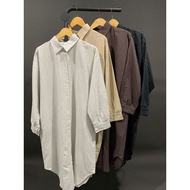 HERVA TUNIC - PLAIN TUNIC - STRIPED TUNIC - DAILY TUNIC - WORK TUNIC - COLLEGE TUNIC - TUNIC - LINEN