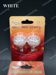 1PAIR BUDDHA LED CANDLE BULB E12 BIG SIZE RED YELLOW WHITE