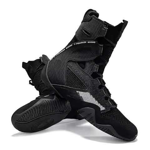 2026 Men Boxing Shoes Classic Training Outdoor Sneakers Sports Professional Fitness Wrestling Shoes 