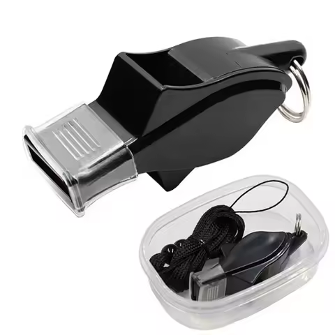 High Quality Sports Dolphin Whistle Seedless Plastic Whistle Professional Soccer Basketball Referee 