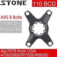 Chainring Spider AXS 8 Bolts BCD110 STONE Road Bike Chainring Force RED QUARQ for Shimano 4700 5800 
