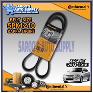 Drive Belt / V-Belt / Fan Belt For Accent (11-18),Continental Brand , 6PK1257 ,5 PK1210, 5PK1811