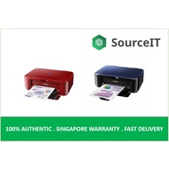 Canon PIXMA E560 Inkjet Printers (Red/Midnight Blue) - 2 Year Local Warranty
