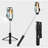 R1S Bluetooth 4-in-1 Remote Control LED Selfie Stick Selfie Stick/ + GoPro Tripod LED Selfie Stick
