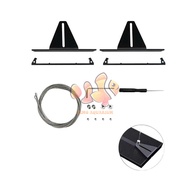NETLEA AT5S and RGBS LIGHT HANGING KIT - HIGH SUSPENSION CABLE FOR CONVENIENT AQUARIUM LIGHTS
