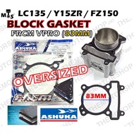 👍ASHUKA BLOCK GASKET LC135 / Y15ZR (83MM VPRO)(78MM 80MM) FRCM BLOCK GASKET 0.4MM 0.6MM 0.8MM 0.5MM 