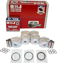 DNJ PRK958 Piston and Ring Kit For 1992-1993 Lexus Toyota Camry ES300 3.0L V6 DOHC 24V Naturally Asp