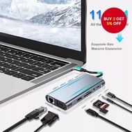 Vga to type c Hub 11-in-1 4K usb c to hdmi adapter  3.0 Adapter Type C to Compatible