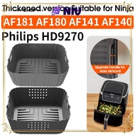 NIU Baking Tray, Reusable Silicone Air Fryer Tray, High Quality Non-Stick Perforated Washable Basket