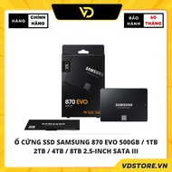 Samsung 870 Evo 500GB / 1TB / 2TB / 4TB / 8TB 2.5-Inch SATA III SSD -