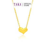 TAKA Jewellery 916 Gold Heart Necklace