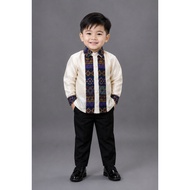 Ethnic Barong for KIDS Purple - Traditional Wear