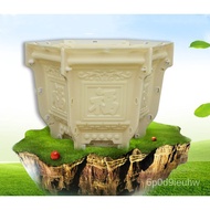 [Free Shipping] Round flowerpot template bonsai model/Cement Flowerpot Mould Hexagonal Orchid Contin