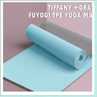 FUYOGI Yoga Mat Anti Slip for Workout Tpe Exercise Mat Yoga Matt 6MM