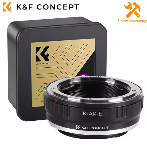 K&F CONCEPT Lens Adapter for Konica AR Mount Lenses to Sony E Camera Mount Compatible for Sony E A50
