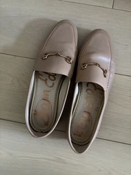 Sam Edelman 裸色金屬扣樂福鞋