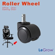 Office Chair Roller Replacement Heavy Duty gaming Chair Caster Twin Wheel Chair Wheel Roller Roda Ke