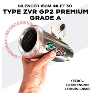 GP2 ZVR MUFFLER RACING EXHAUST 3 INLET FILTER 50